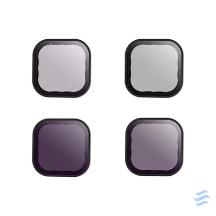 Lens filter set CPL + ND 8/16/32 Telesin for GoPro Hero 9 / Hero 10 / Hero 11 / Hero 12 (GP FLT 903) For sports cameras