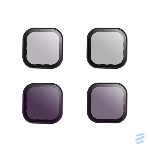 Lens filter set CPL + ND 8/16/32 Telesin for GoPro Hero 9 / Hero 10 / Hero 11 / Hero 12 (GP FLT 903) For sports cameras