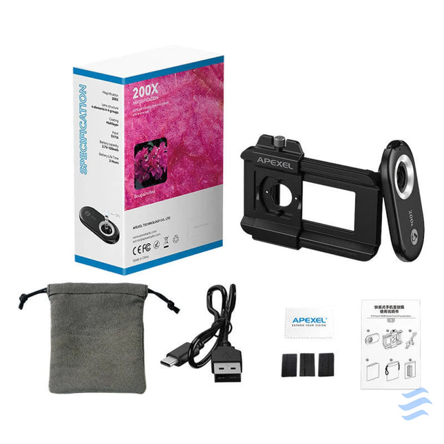 Lens for phone 200x APEXEL APL MS200 Phone lenses