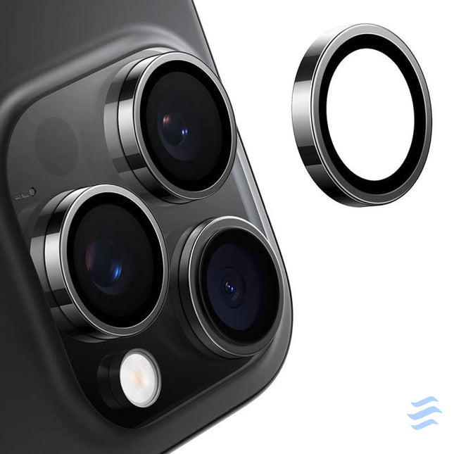 Lensguard Camera Glass for iPhone 16 Pro (Black) For smartphones