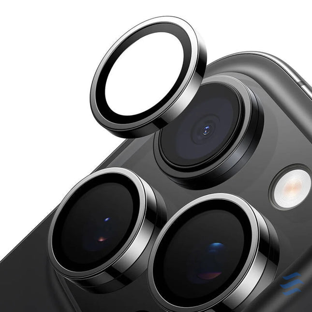Lensguard Camera Glass for iPhone 16 Pro (Black) For smartphones