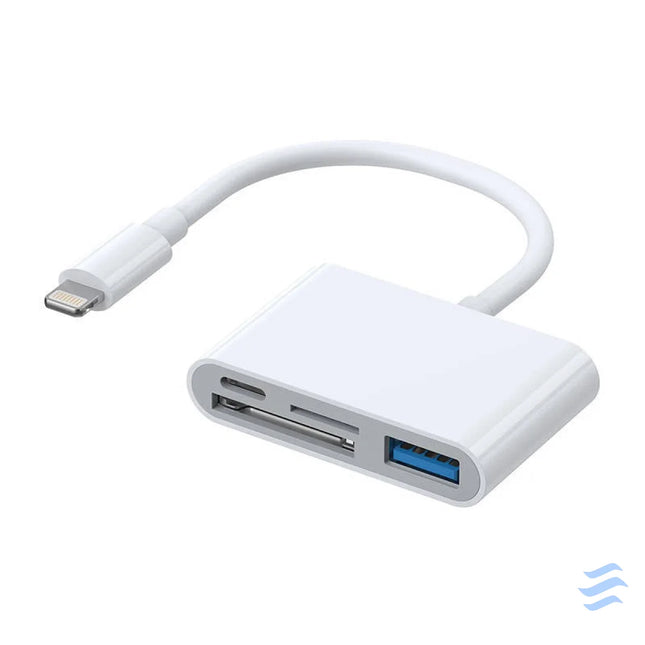 Lightning to USB OTG adapter Joyroom S H142 SD card reader microSD (white) Card readers