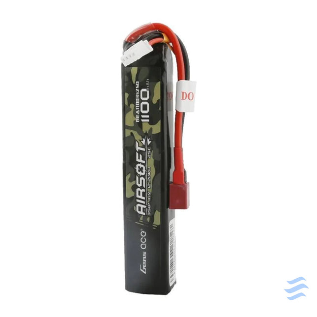 Lipo Gens ace 25C 1100mAh 3S1P 11.1V Airsoft Gun battery with T plug Lithium and NiMH