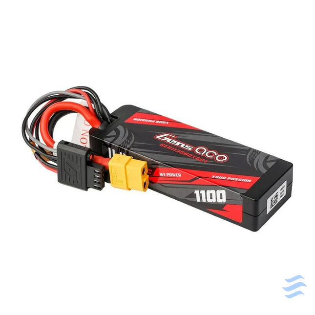 Lipo Gens ace G Tech 1100mAh 11.1V 3S1P 60C GRP 76 Hardcase Battery with XT60 Plug Lithium and NiMH