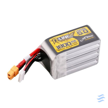 Lipo Tattu R Line Version 5.0 1800mAh 22.2V 150C 6S battery with XT60 connector Lithium and NiMH