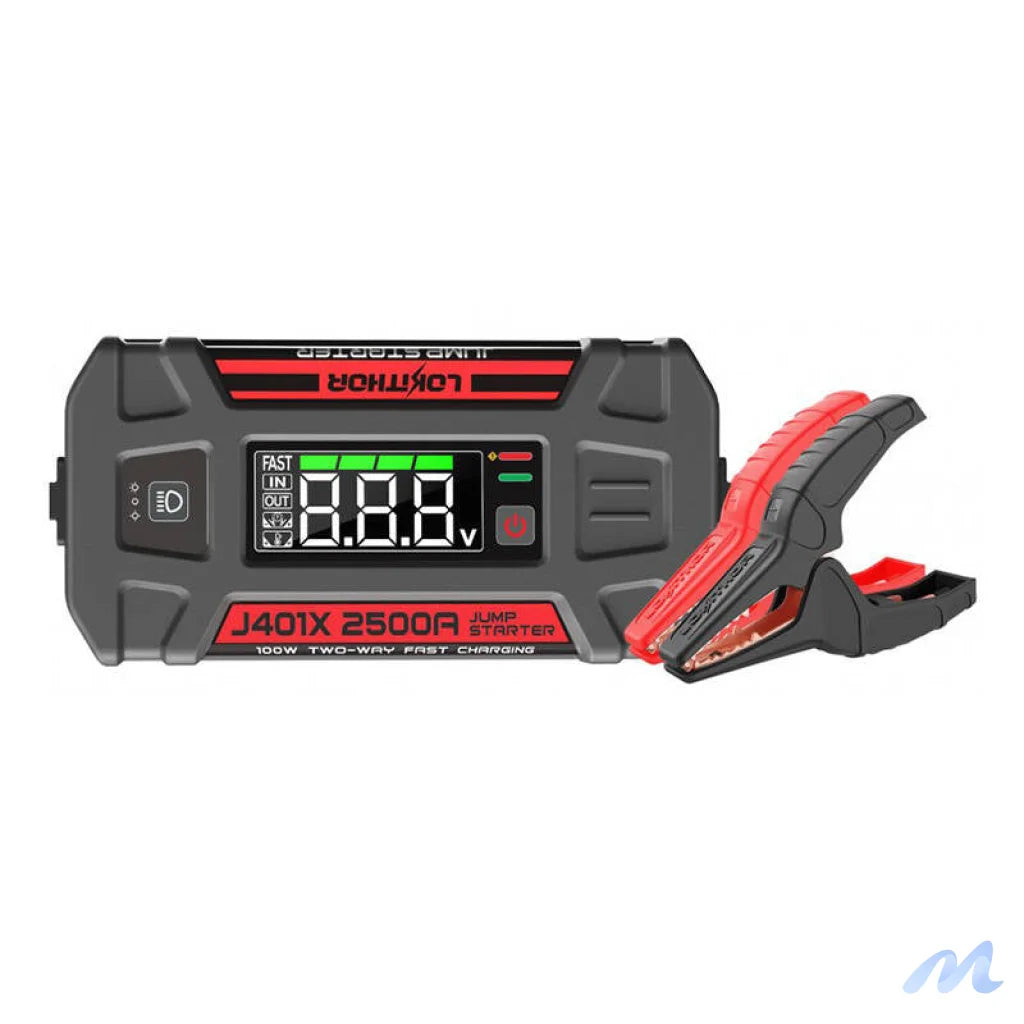 Lokithor J401X Jump Starter / Booster 2500A + Powerbank 20000mAh + Flashlight 4-in-1 Device working in -40°C