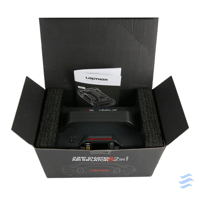 Lokithor JA301 Jump Starter / Booster 2000A + Powerbank 20000mAh + Compressor + Flashlight 4 in 1 Device Jump starters