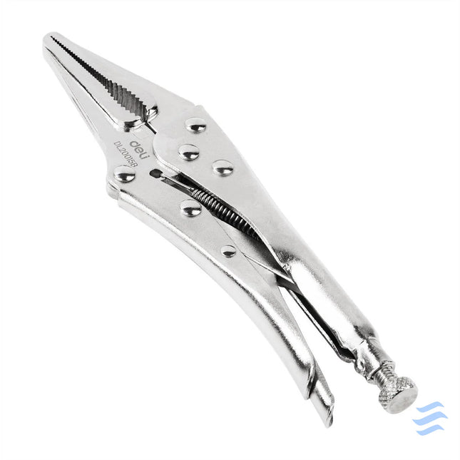 Long Nose Locking Pliers 9’’ Deli Tools EDL20015B (silver) Pliers