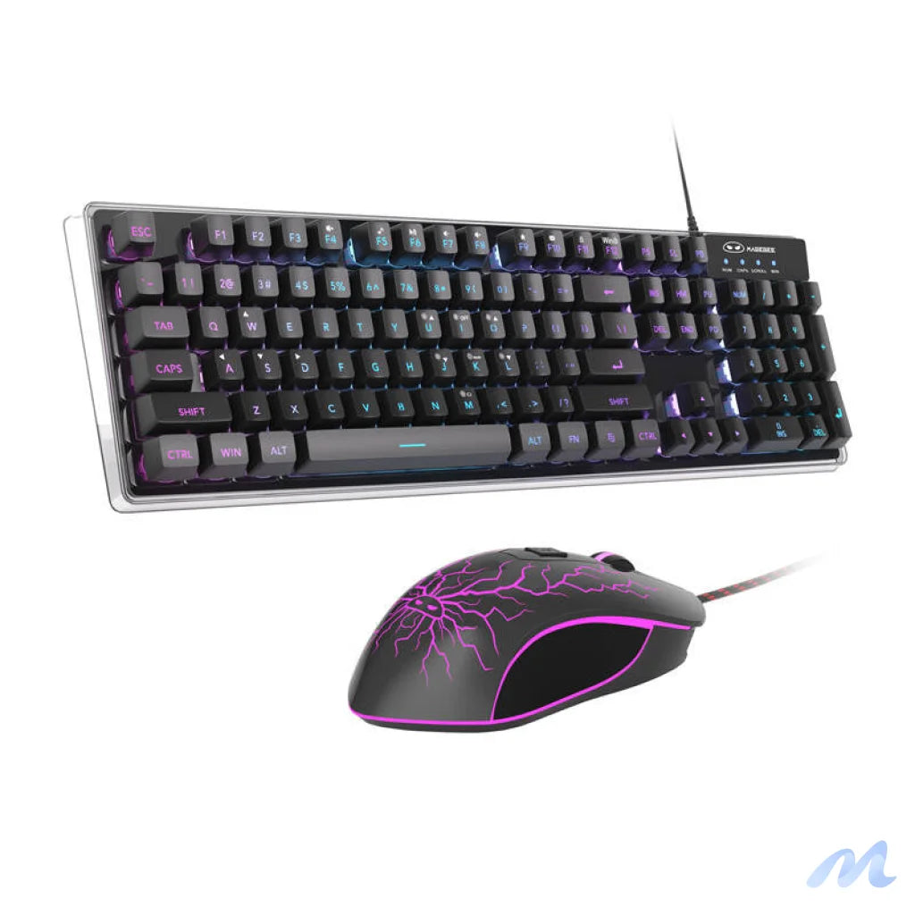 MageGee K1 wired keyboard + mouse set (black) (QWERTY)