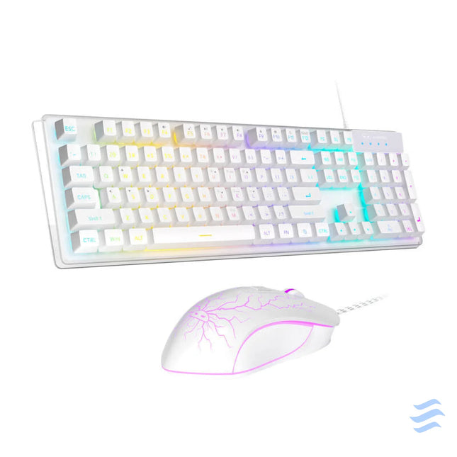 MageGee K1 wired keyboard + mouse set (white) Sets