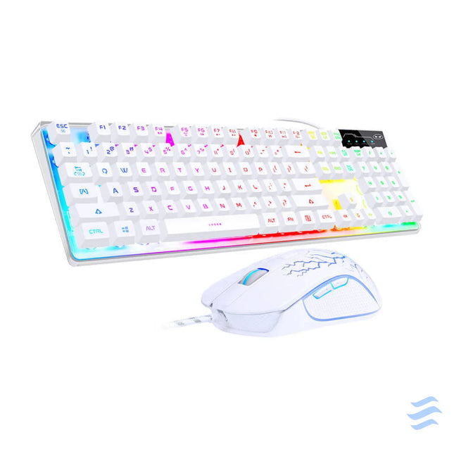 MageGee K1 wired keyboard + mouse set (white) Sets
