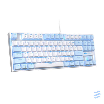 MageGee MK STAR wired keyboard (blue and white) Wired