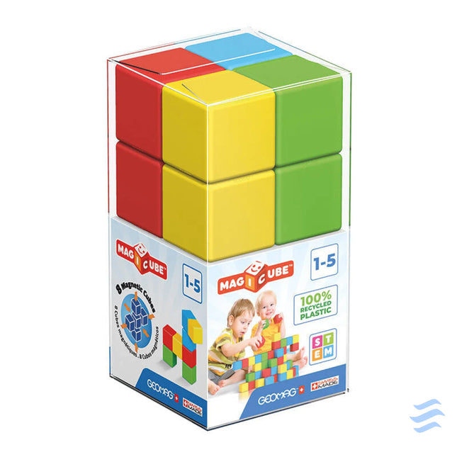 Magicube Color Recycled Crystal magnetic bricks 8 elements GEOMAG GEO 054 Blocks and construction sets
