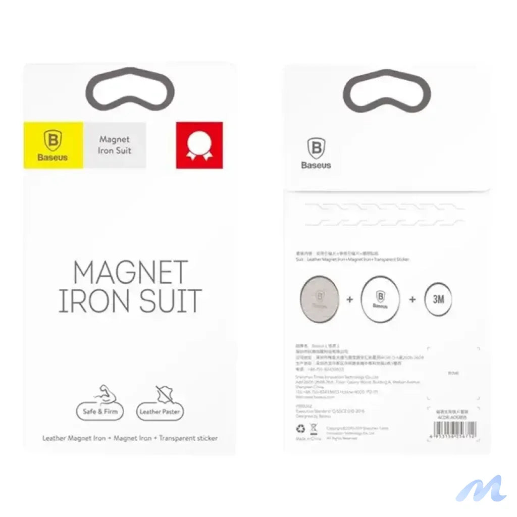 Magnet phone holder Baseus Iron Suit kit - black