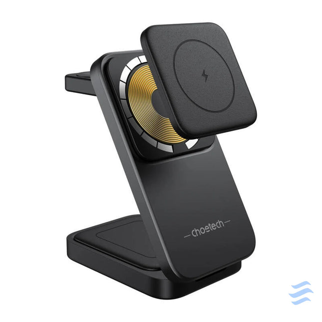 Magnetic 3 in 1 charger Choetech T611 F 15W for iPhone 12/13/14/15 series Wireless chargers