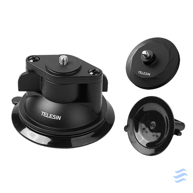 Magnetic Base and Suction Cup Base Set TELESIN for Insta360 GO 3 For sports cameras