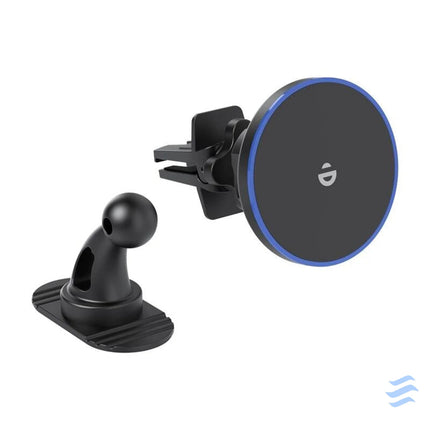 Magnetic Car Charger Holder Choetech T208 F 15W (Black) Car chargers