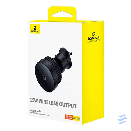 Magnetic Car Phone Holder Baseus MagPro 15W (black) Phone holders