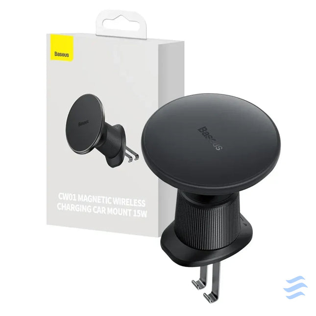 magnetic Car Phone Holder Baseus with wireless charging CW01 (Black) Phone holders