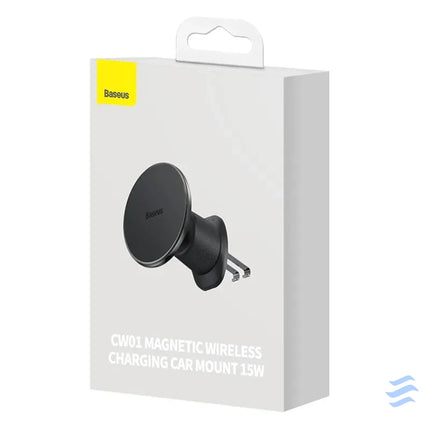 magnetic Car Phone Holder Baseus with wireless charging CW01 (Black) Phone holders