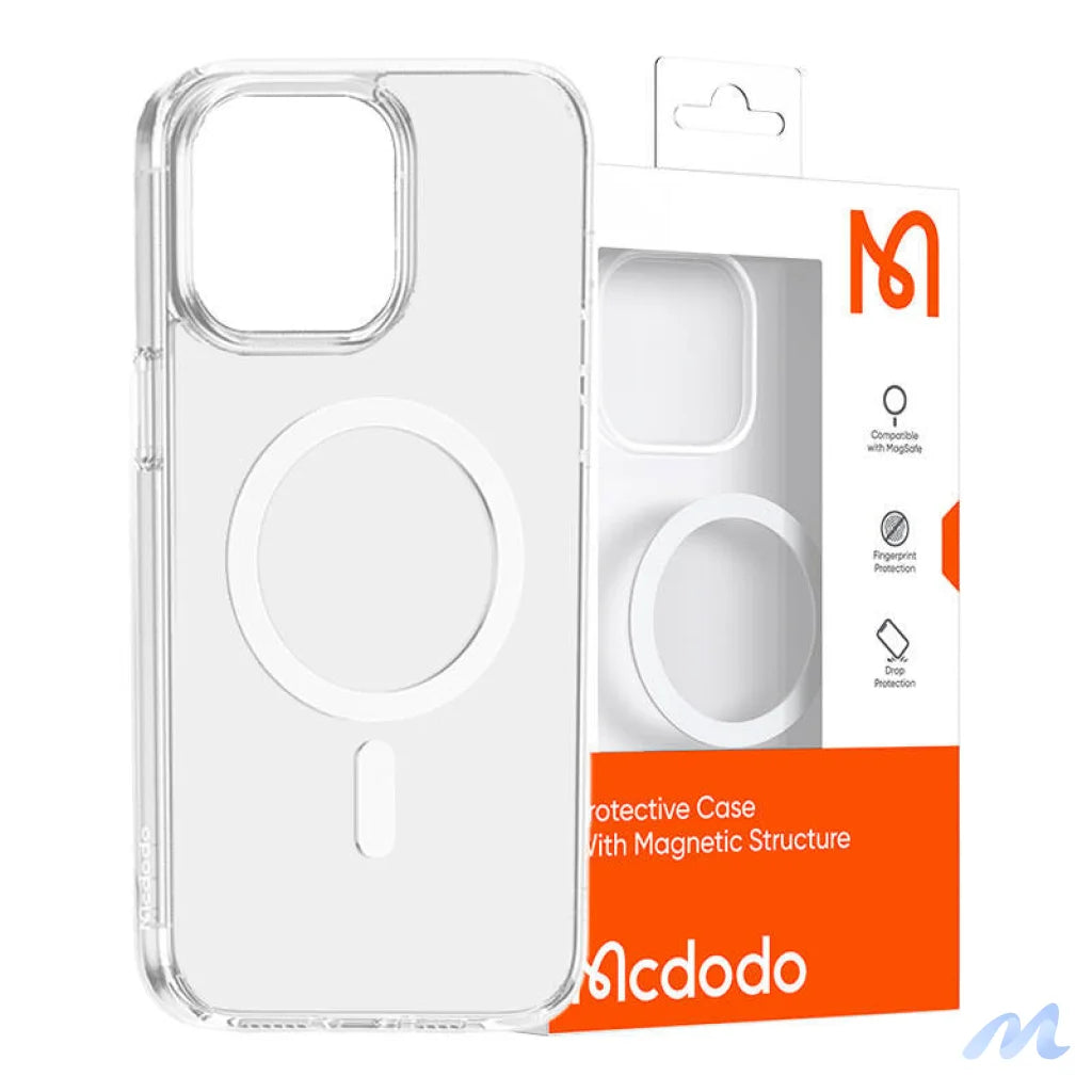 Magnetic case McDodo for iPhone 15 Plus (clear)