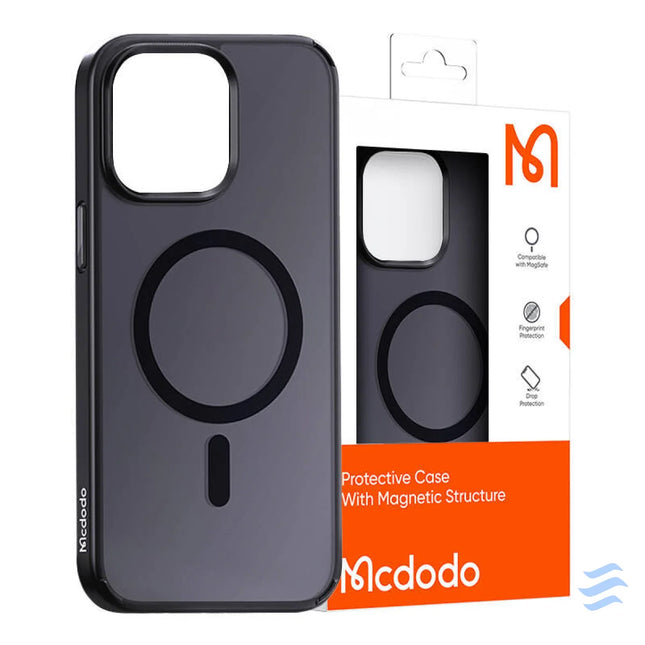 Magnetic case McDodo for iPhone 15 Pro Max (black) Protective cases for smartphones