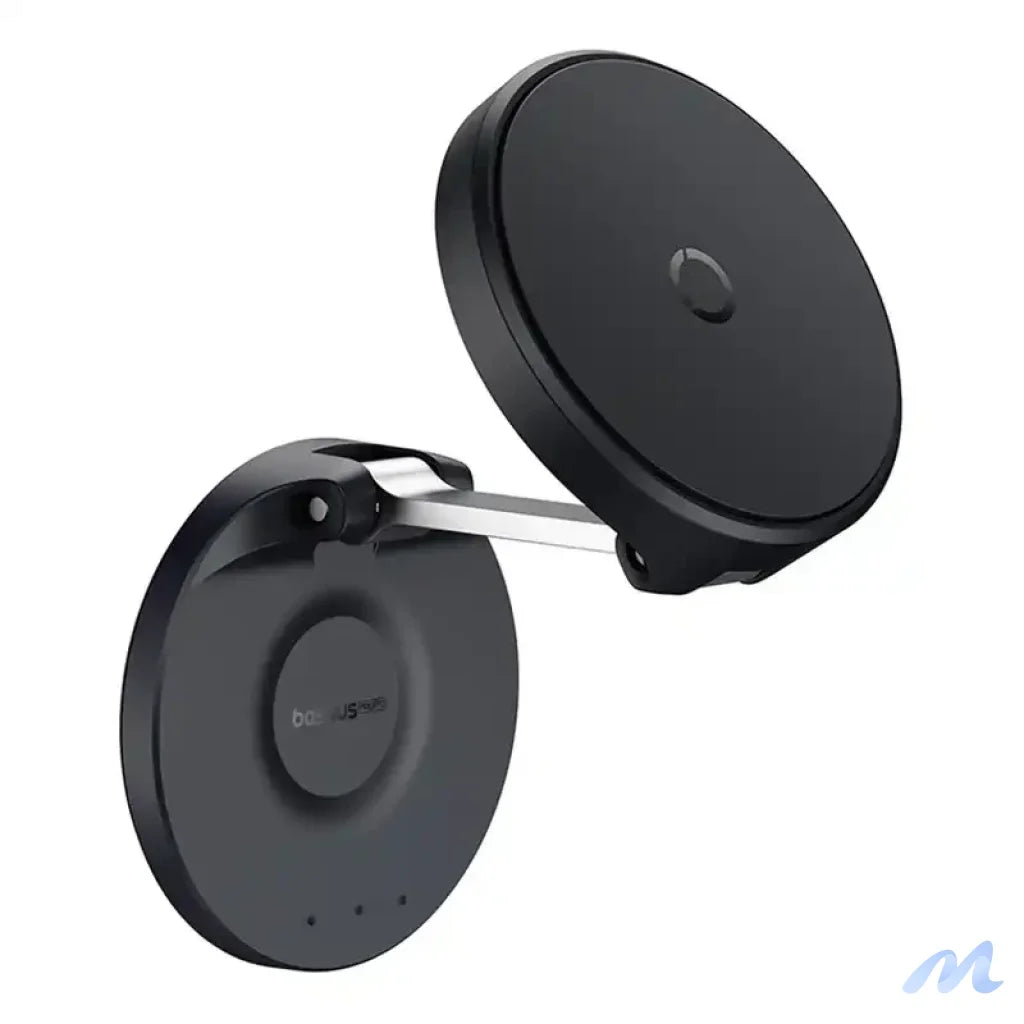 Magnetic Desktop Phone Stand Baseus MagPro self-adhesive (black)