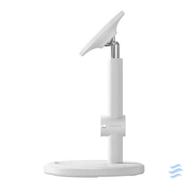 Magnetic Desktop Phone Stand Baseus MagPro (white) Straps mounts and holders