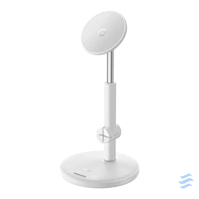 Magnetic Desktop Phone Stand Baseus MagPro (white) Straps mounts and holders