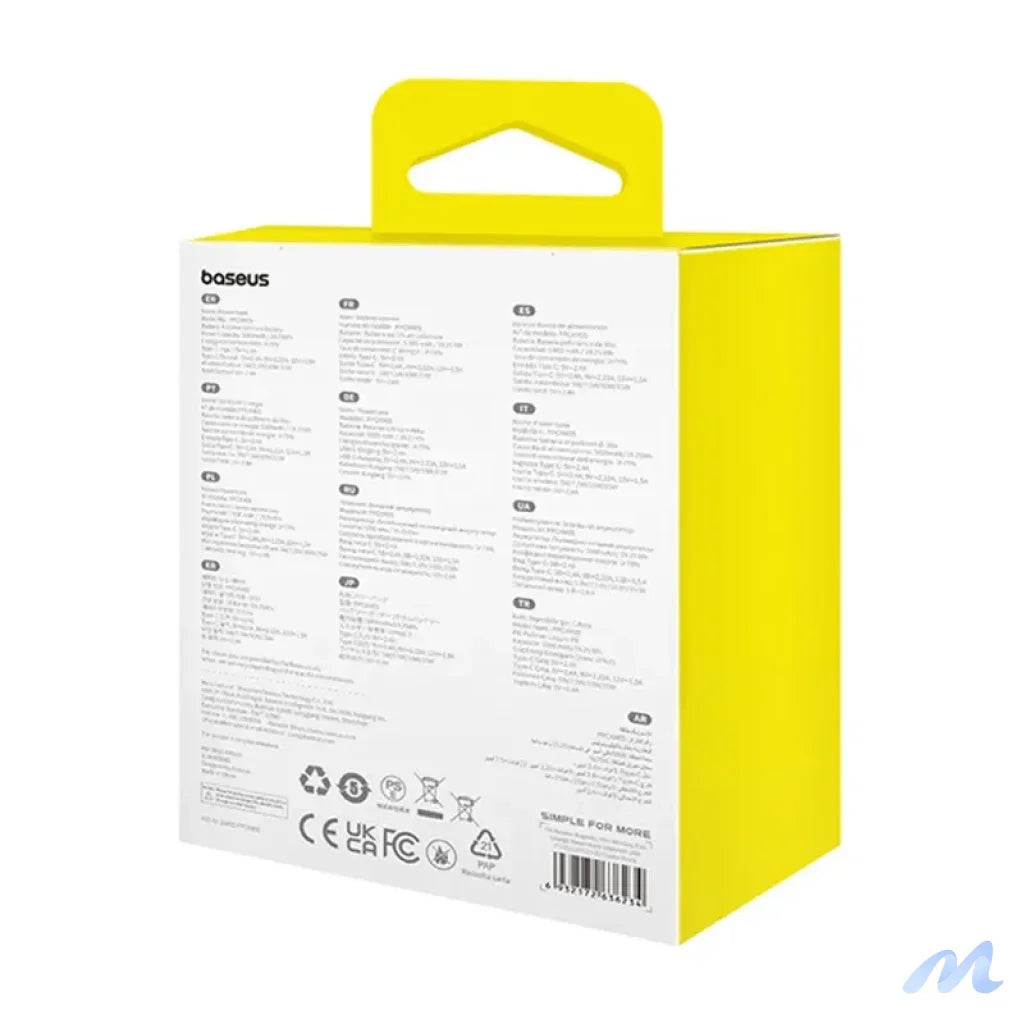 Magnetic Mini Powerbank Baseus 5000mAh 20W (purple)