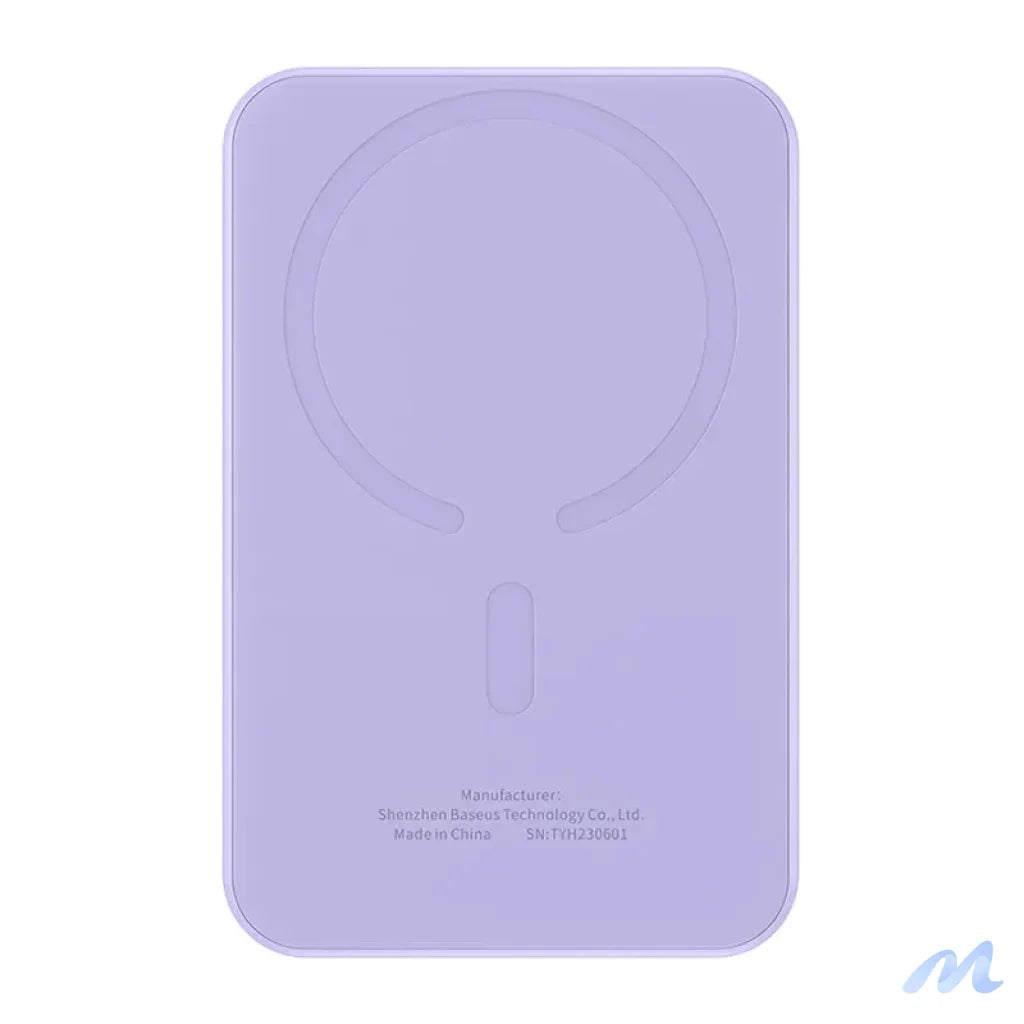 Magnetic Mini Powerbank Baseus 5000mAh 20W (purple)
