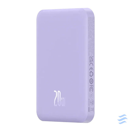 Magnetic Mini Powerbank Baseus 5000mAh 20W (purple) Powerbanks
