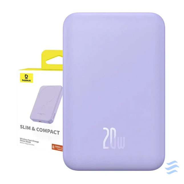 Magnetic Mini Powerbank Baseus 5000mAh 20W (purple) Powerbanks