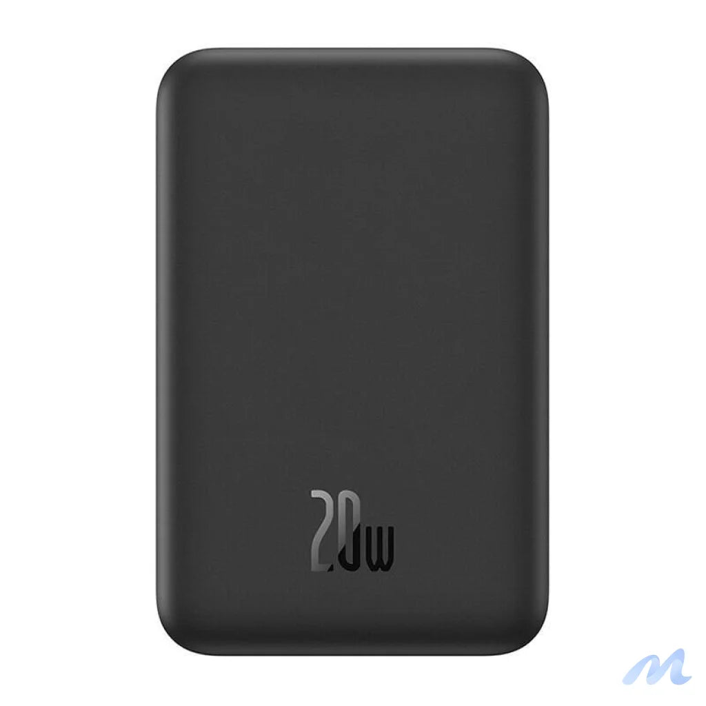 Magnetic Mini Powerbank Baseus 5000mAh, USB-C 20W (black)