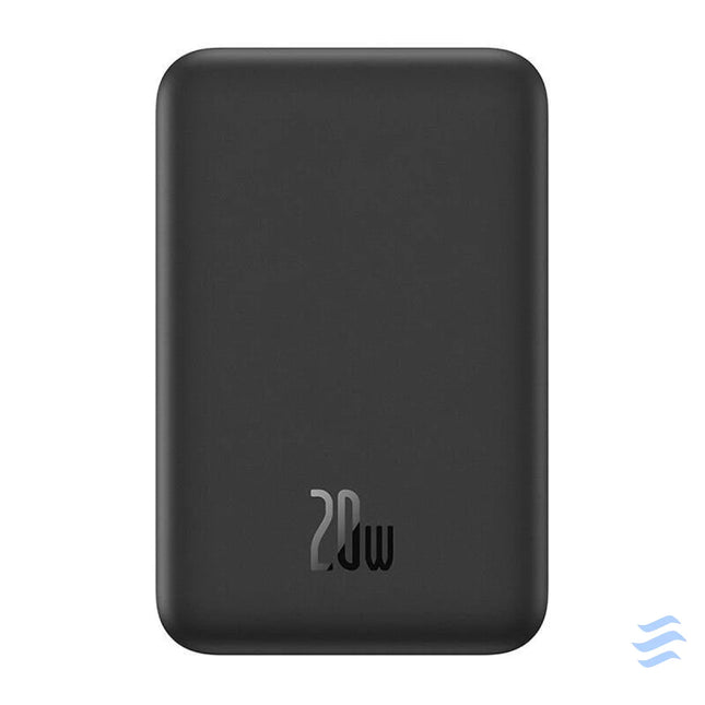 Magnetic Mini Powerbank Baseus 5000mAh USB C 20W (black) Powerbanks