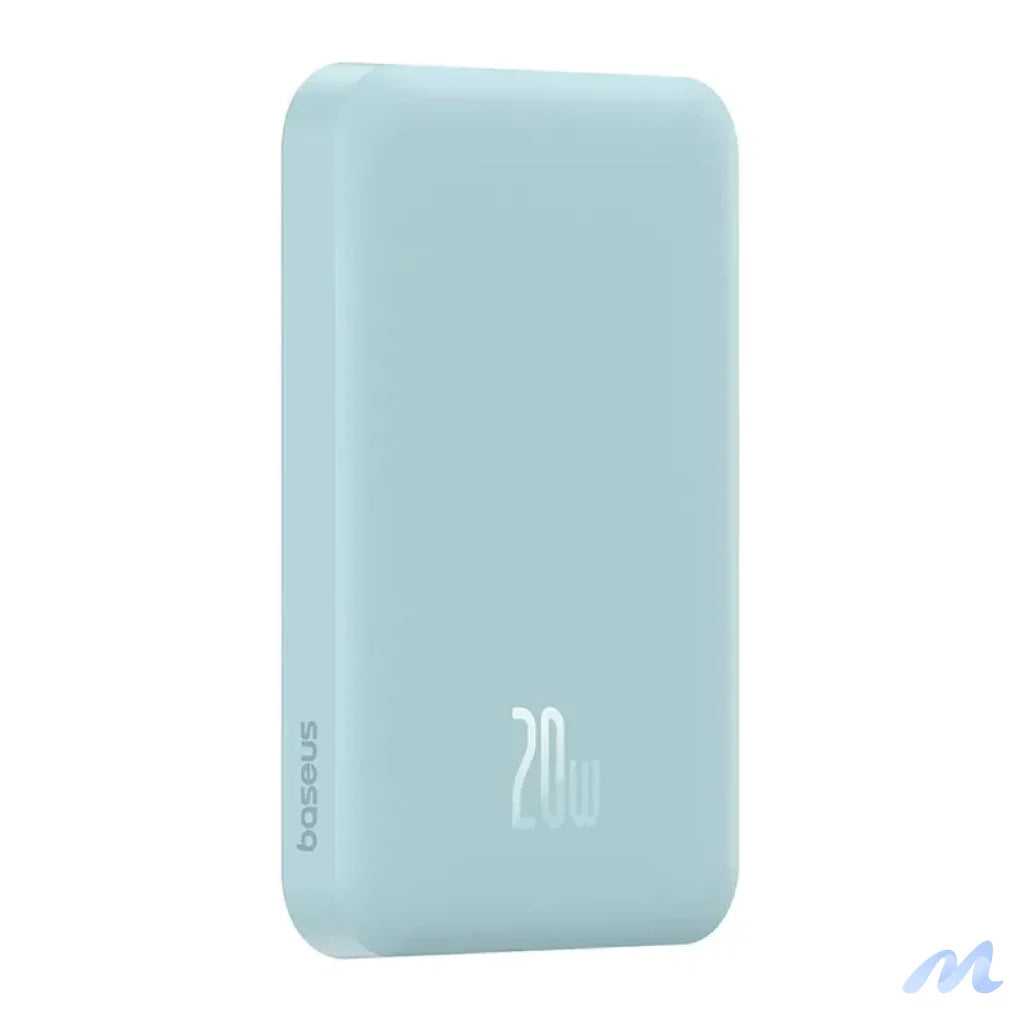 Magnetic Mini Powerbank Baseus 5000mAh, USB-C 20W (blue)