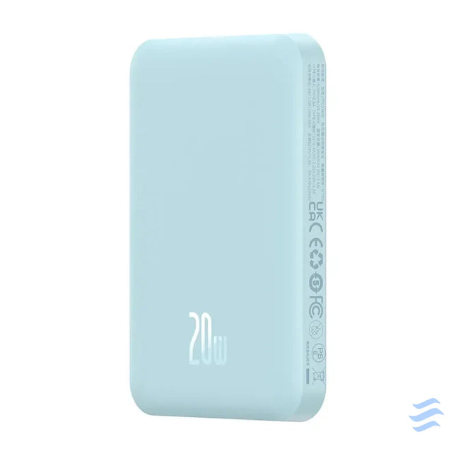 Magnetic Mini Powerbank Baseus 5000mAh USB C 20W (blue) Powerbanks