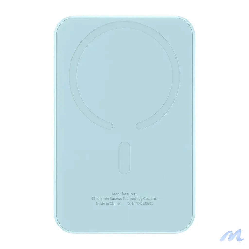 Magnetic Mini Powerbank Baseus 5000mAh, USB-C 20W (blue)