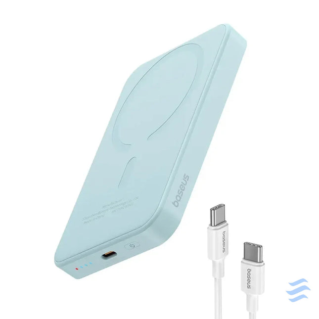 Magnetic Mini Powerbank Baseus 5000mAh USB C 20W (blue) Powerbanks