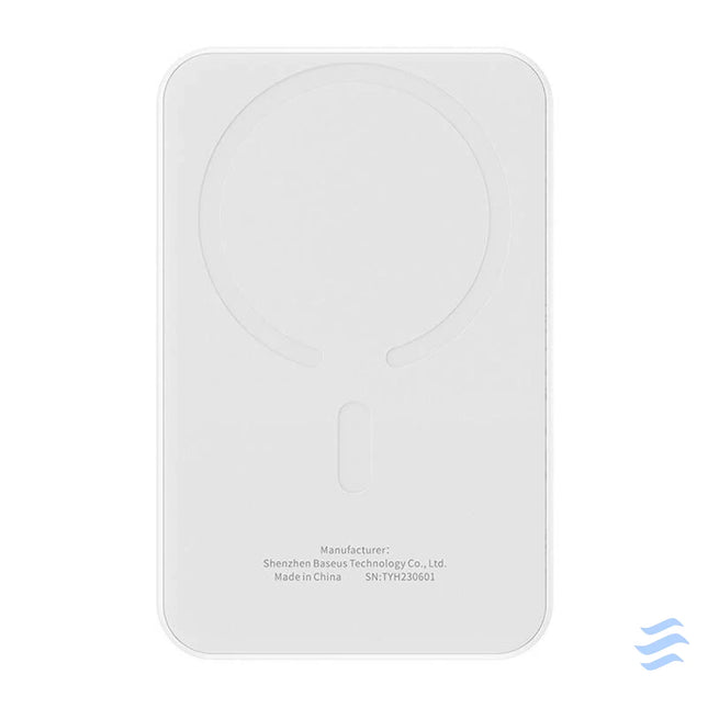 Magnetic Mini Powerbank Baseus 5000mAh USB C 20W (white) Powerbanks