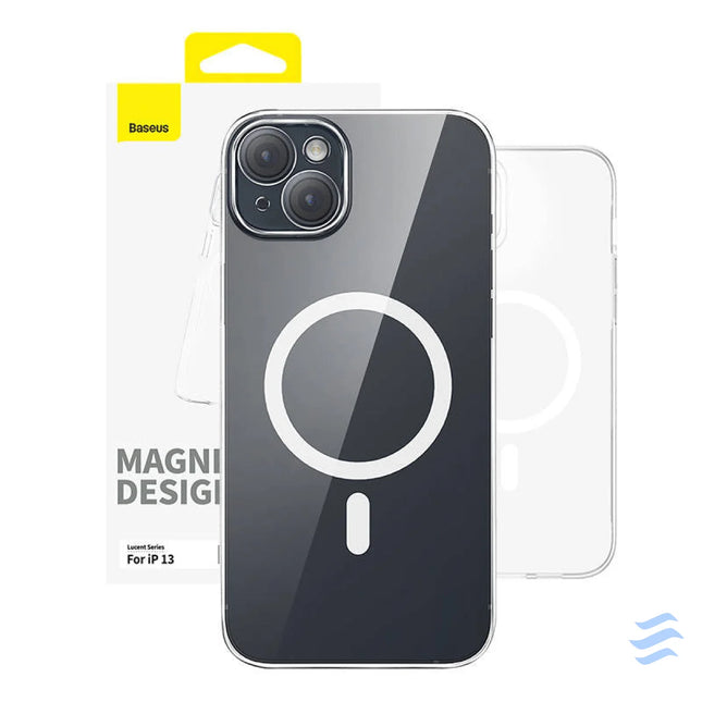 Magnetic Phone Case for iP 13 Baseus OS Lucent Series (Clear) Protective cases for smartphones