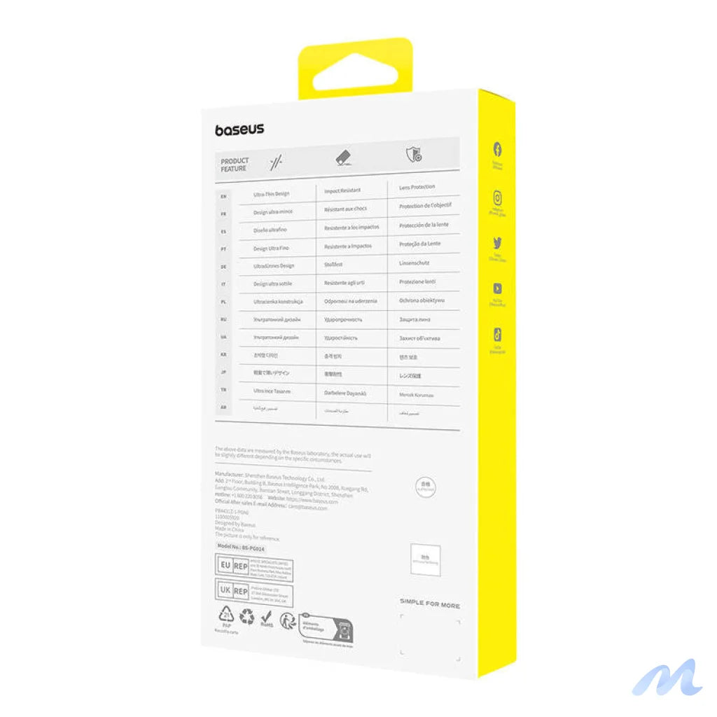 Magnetic Phone Case for iPhone 15 Plus Baseus CyberLoop Series (Black)