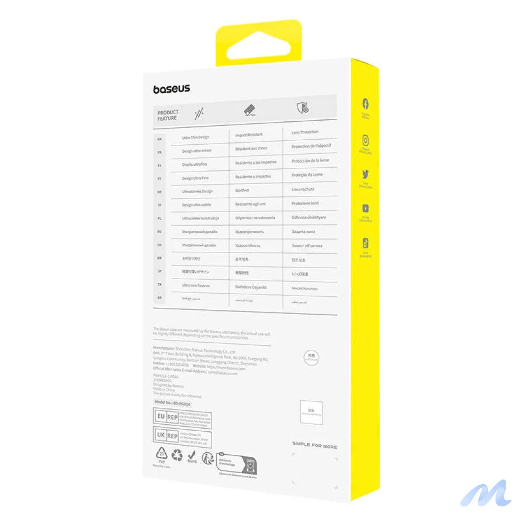 Magnetic Phone Case for iPhone 15 ProMax Baseus CyberLoop Series (Black)