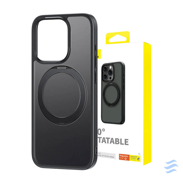 Magnetic Phone Case for iPhone 15 ProMax Baseus CyberLoop Series (Black) Protective cases for smartphones