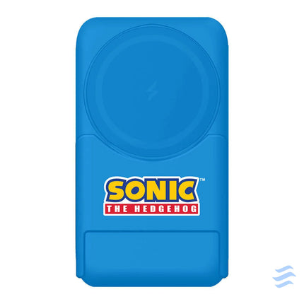 Magnetic powerbank OTL 5000 mAh USB C 15W Sonic The Hedgehoh with stand (blue) Powerbanks