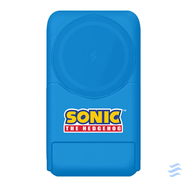 Magnetic powerbank OTL 5000 mAh USB C 15W Sonic The Hedgehoh with stand (blue) Powerbanks
