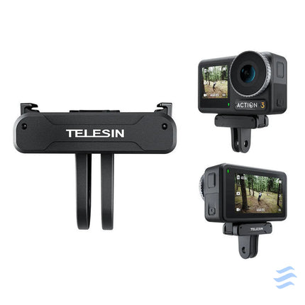 Magnetic two claw adapter for DJI Action 4/3 Camera For sports cameras