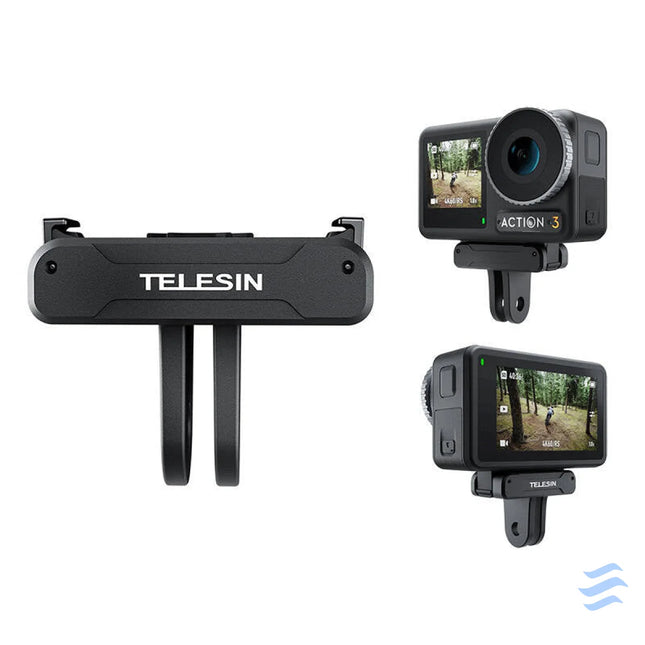 Magnetic two claw adapter for DJI Action 4/3 Camera For sports cameras