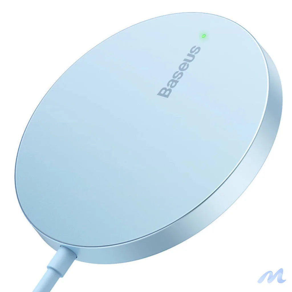 Magnetic Wireless Charger Baseus Simple Mini 3 15W (Blue)