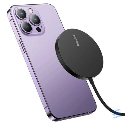 Magnetic Wireless Charger Baseus Simple Mini3 15W (Black) Wireless chargers